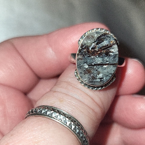 Jewelry - Silver Astrophyllite Ring